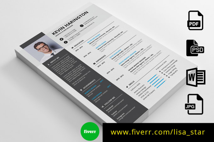 Rewrite Edit And Design Your Cv Resume Or Portfolio By Lisa Star