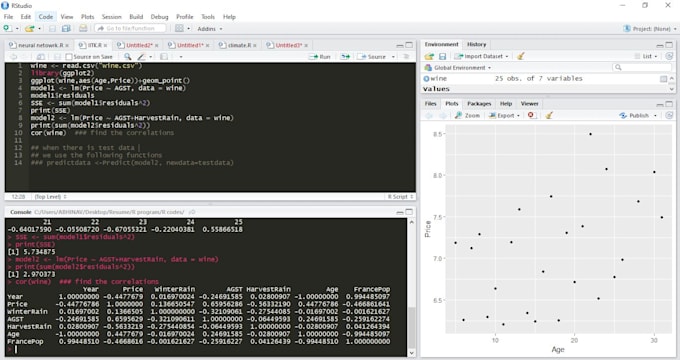 Do visualization, analysis, and ml in r by Abhinav10in | Fiverr