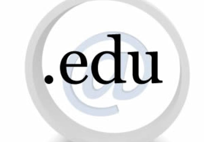 give 2 edu email addresses