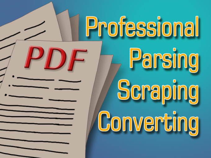 Parse And Convert Large Pdf File To Csv Or Json Xml By Dmytroproh