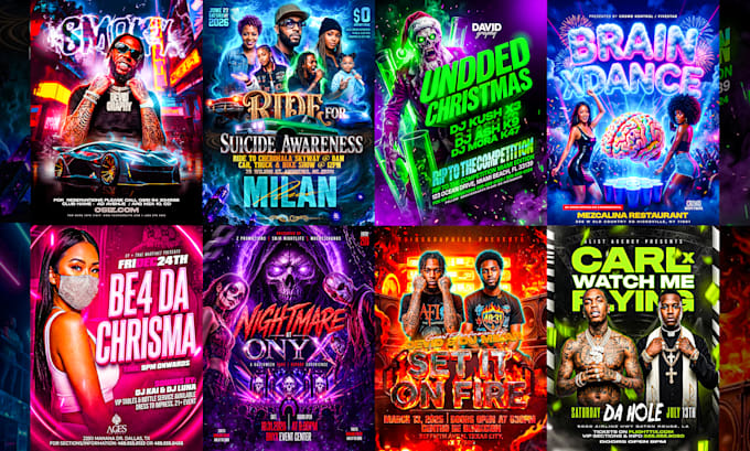 design an event flyer, party flyer, business flyer or poster