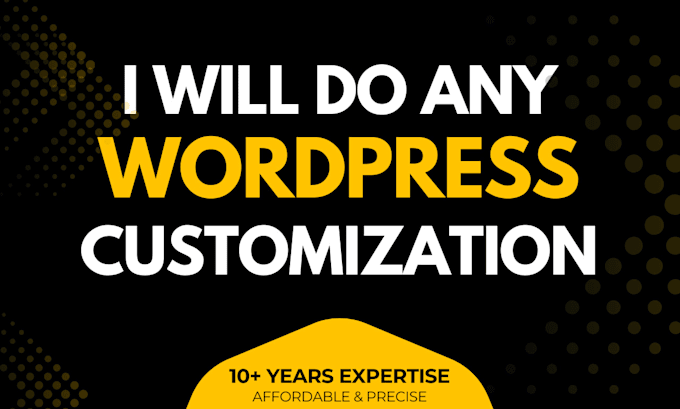 fix, debug, customize wordpress in 12 hours