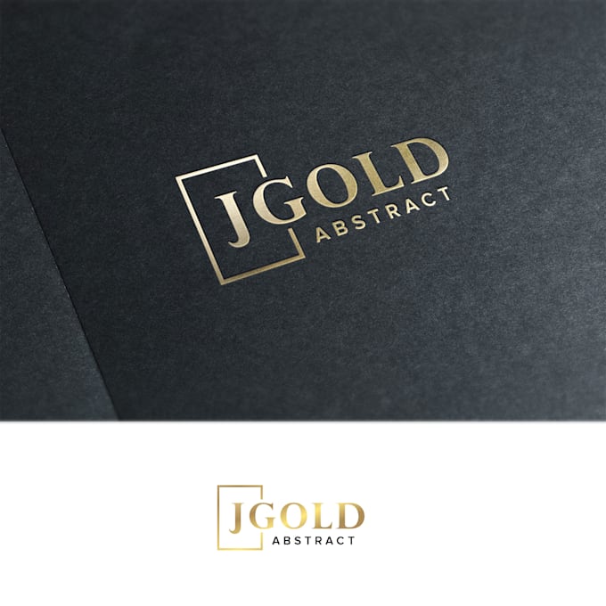design a gold foil luxury logo with an elite brand guideline