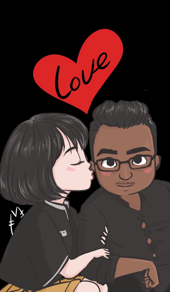 Draw Yourself With Chibi Or Anime Style By Qlinkviamin93
