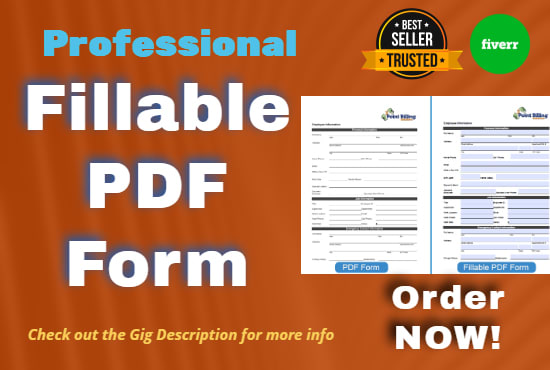create fillable pdf form or convert fillable PDF form