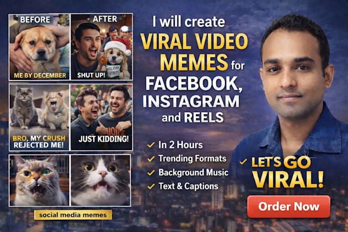create viral video memes in 2 hours for social media