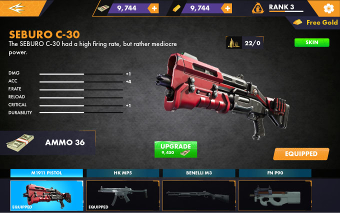 Design Game Ui Buttons Icon Screenshot By Niazsiddique