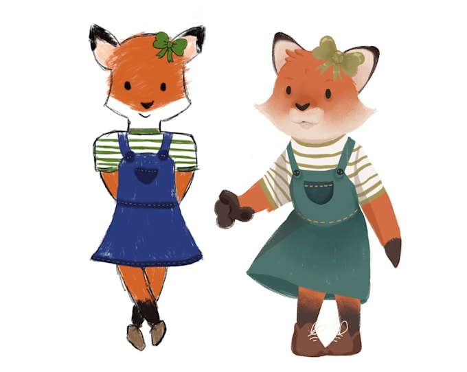 Turn Your Childs Drawing Into An Illustration By Vktillustrate