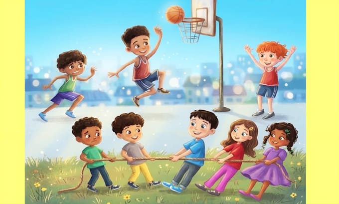 illustrate children story book illustration and children book illustration