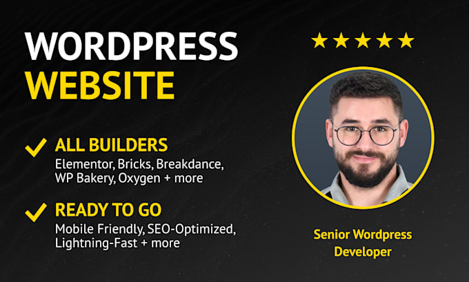 build a professional business wordpress website