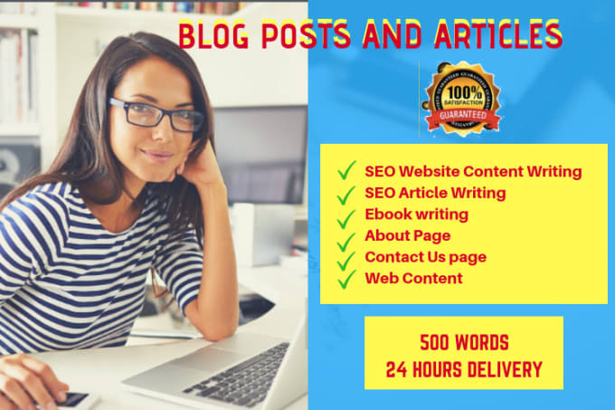 Write a blog post or article by Writinghome | Fiverr