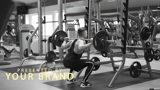 create an epic fitness promotional video of your choice