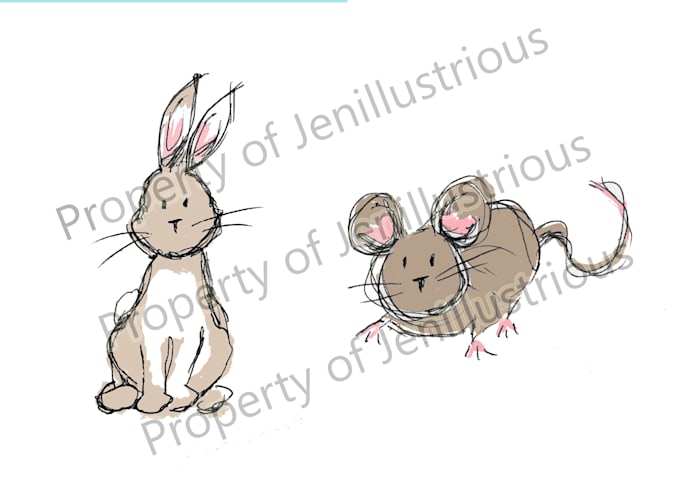 draw cute animal character illustrations