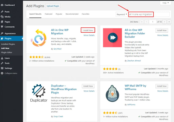 migrate wordpress website or other on AWS cloud