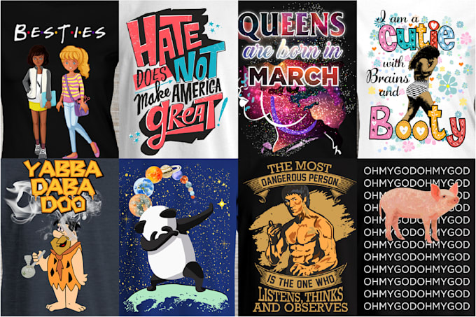 design your tshirt for screenprint, dtg or sublimation