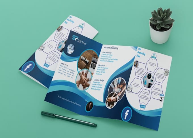 design perfect flyer and brochure professionally