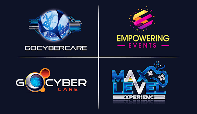 transform your brand into a trendy 3d logo design