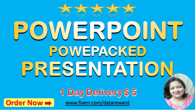 design powerpoint presentation for you