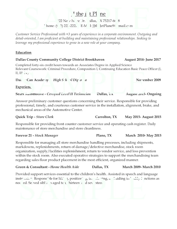 Professional Resume Cover Letter And Linkedin Package By