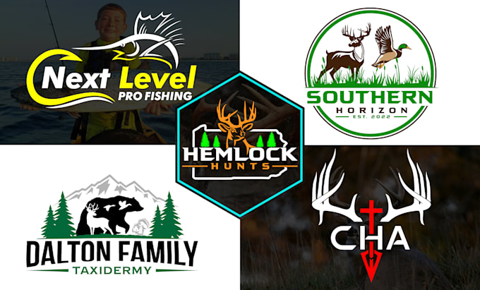 do hunting fishing outdoor deer logo super fast delivery
