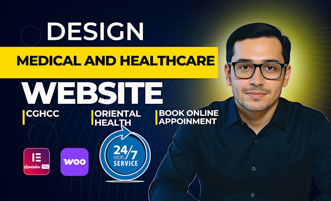 design medical and healthcare website