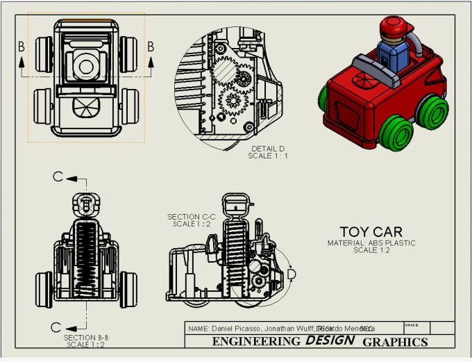 Create 2d And 3d Drawings For Solidworks By Picasso19161