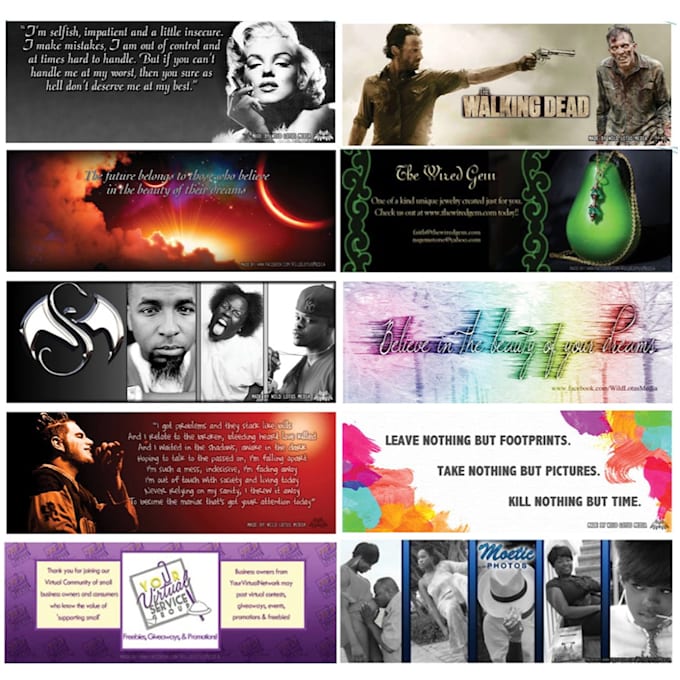 create a custom facebook timeline cover