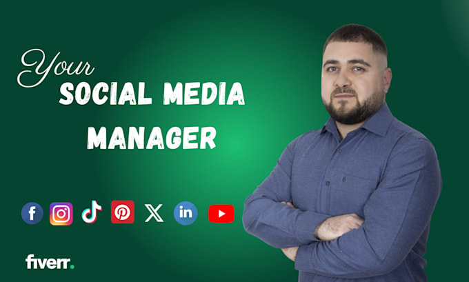 be your social media marketing manager
