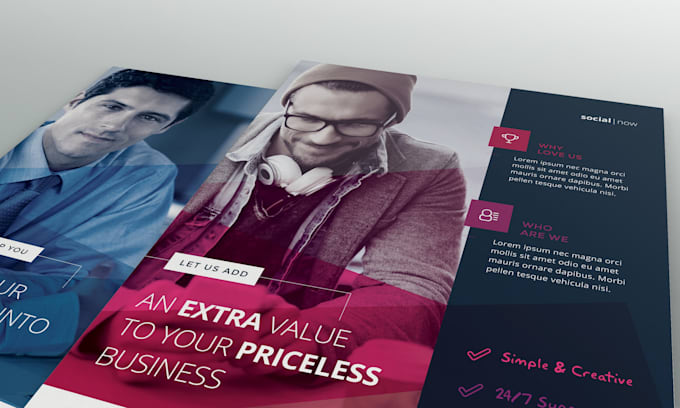 design a corporate, business flyer or poster