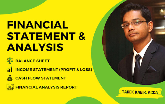 prepare financial statements and income statement analysis