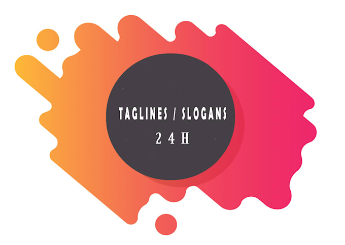 brainstorm 5 catchy taglines or slogans