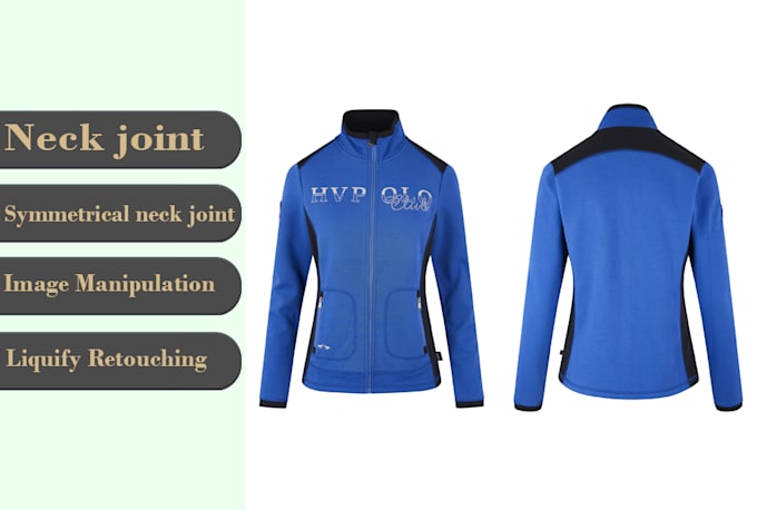 do remove mannequin, neck joint, enhance photo for ecommerce