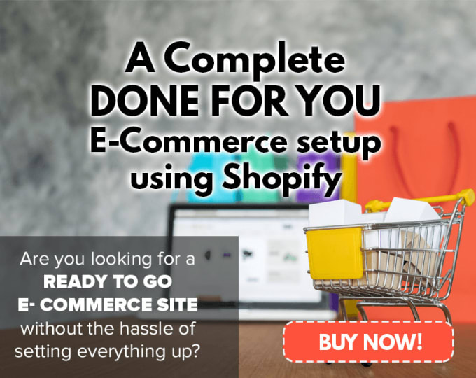 Complete a done for you setup using shopify by Nanohits Fiverr