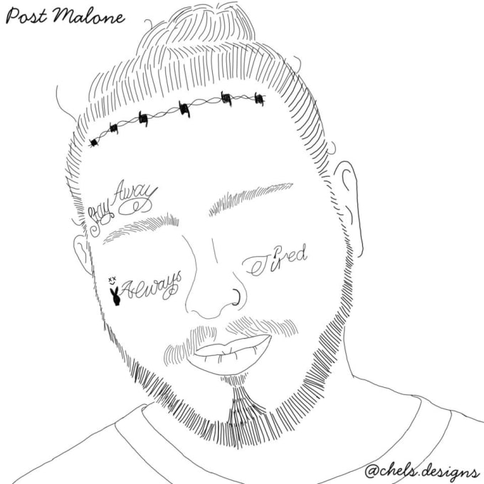 Create A Digital Image For You In My Own Style By Chelshailing Austin richard post (born july 4, 1995), known professionally as post malone, is an american rapper, singer, songwriter, and record producer. digital image for you in my own style