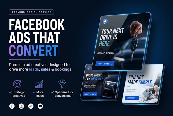 design professional facebook and instagram ads and posts