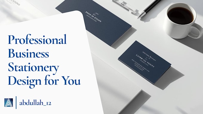 design a professional business stationery suite for your brand