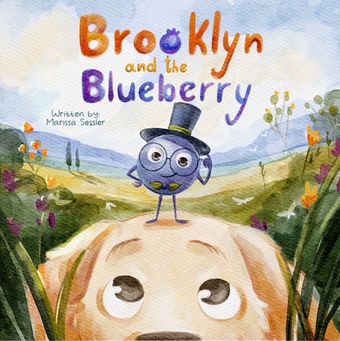 draw a childrens book in watercolor technique