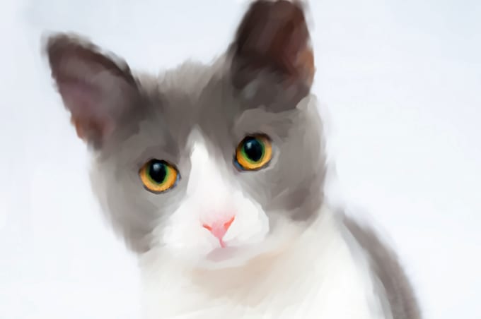 Make A Digital Painting Of Your Cat By Portraitnl