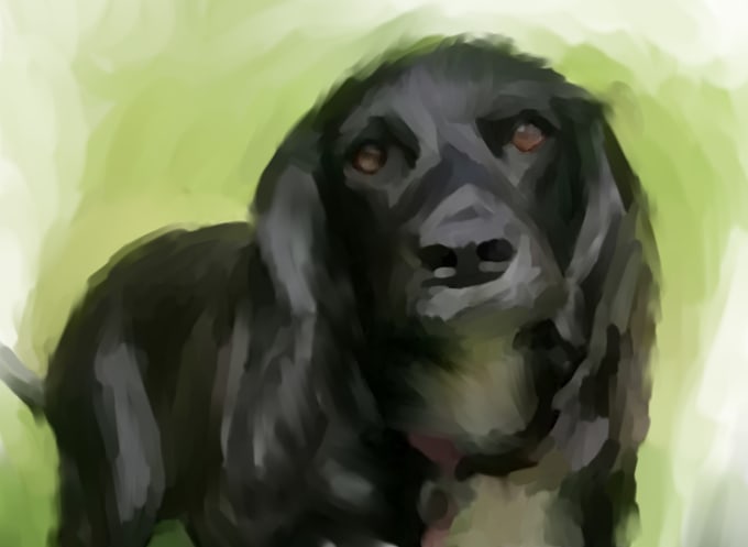 Make A Digital Painting Of Your Dog By Portraitnl
