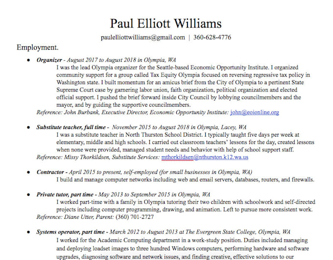 Review Proofread And Edit Your Resume Or Cover Letter By Pewilliams
