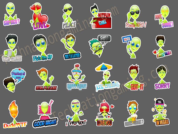 awesome customized emoji for games and social media