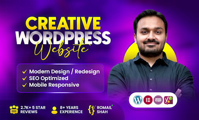 create, design, customize, rebuild, redesign wordpress website