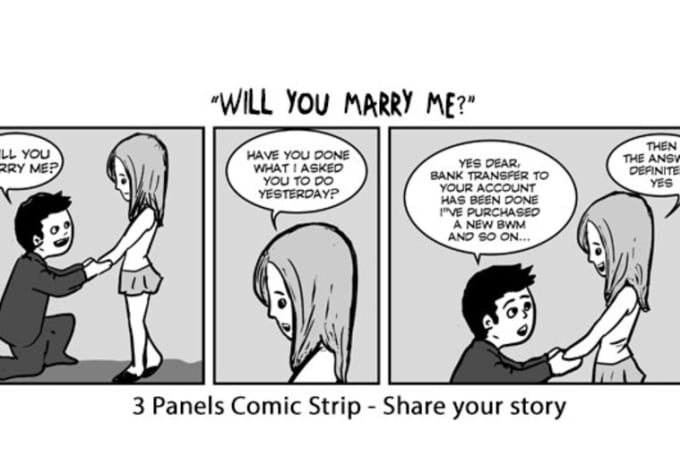 easy simple comic strip
