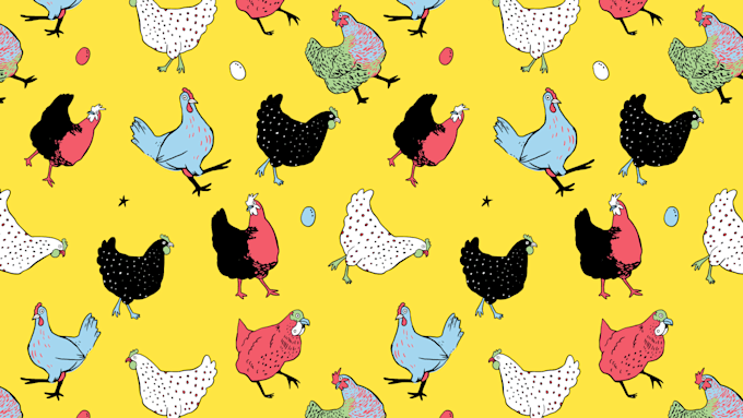 draw an original seamless repeating pattern design