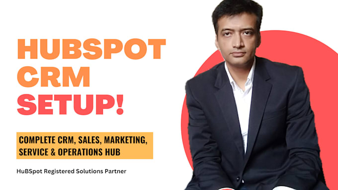 setup hubspot CRM, sales, marketing with free training