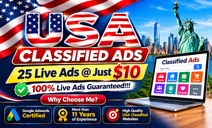 post ads on high authority usa classified sites