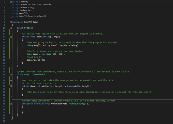 Create a custom c sharp program template by Djgaven588 | Fiverr