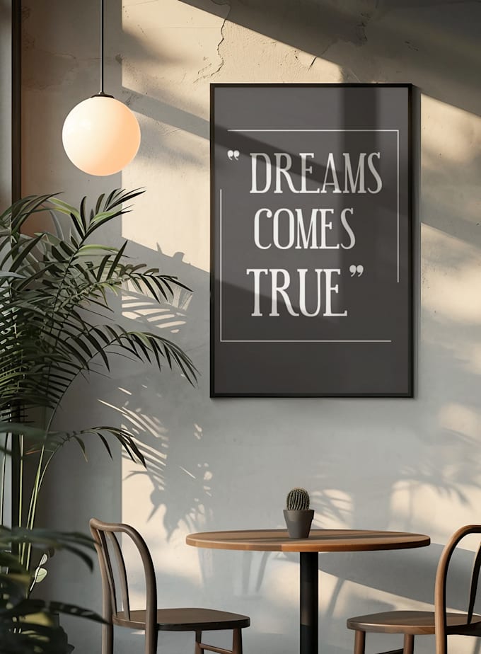 do wall art, printable poster and flyer design