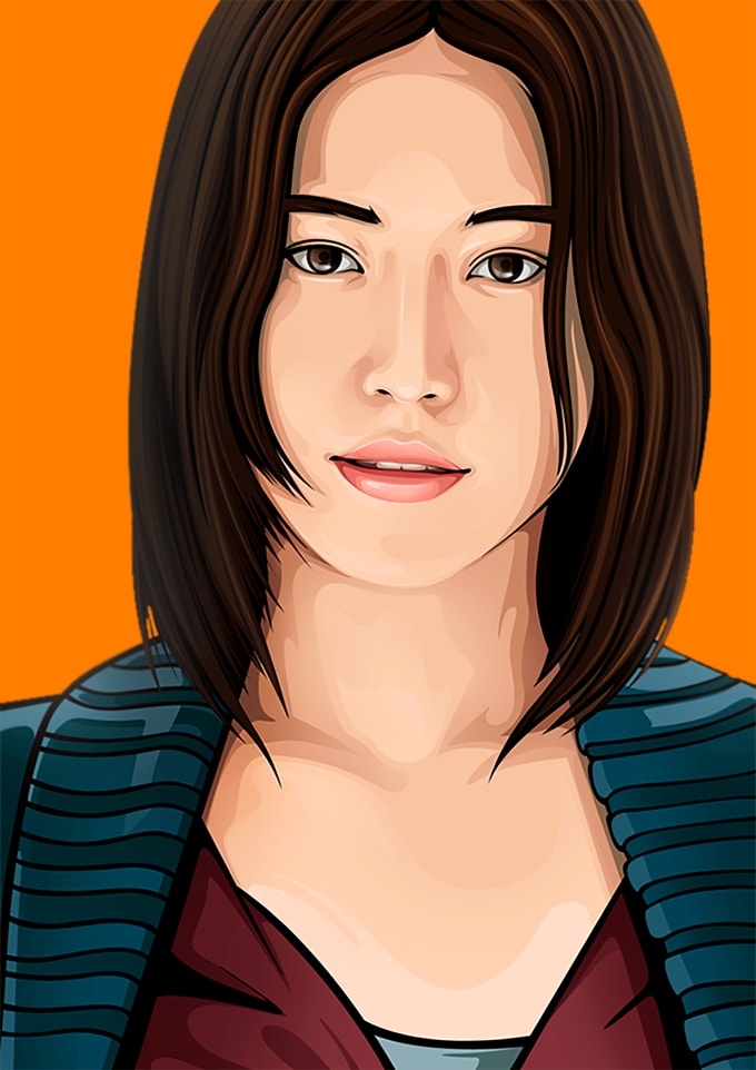 Do realistic vector portrait from your photo by Dipa143 | Fiverr