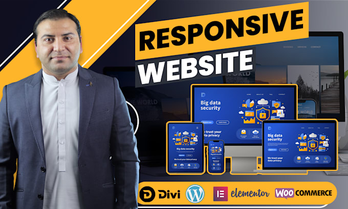 design and develop a responsive wordpress website in 15 hours